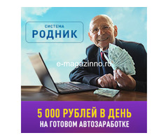 Система «РОДНИК» 5 000 в день на автозаработке