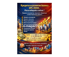 Кредитование бизнеса под ключ по РФ!  Финансовая помощь  ООО, ИП. Масштабируйся сейчас !