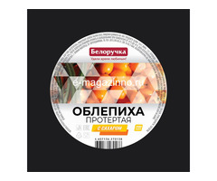 облепиха протертая с сахаром 200г ТМ "Белоручка"