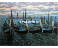 Продаю картину: автор Аксамитов Юрий, La Mia Venezia, спящие гондолы