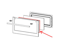 Стекло двери среднее к духовым шкафам Electrolux, AEG, Zanussi, IKEA